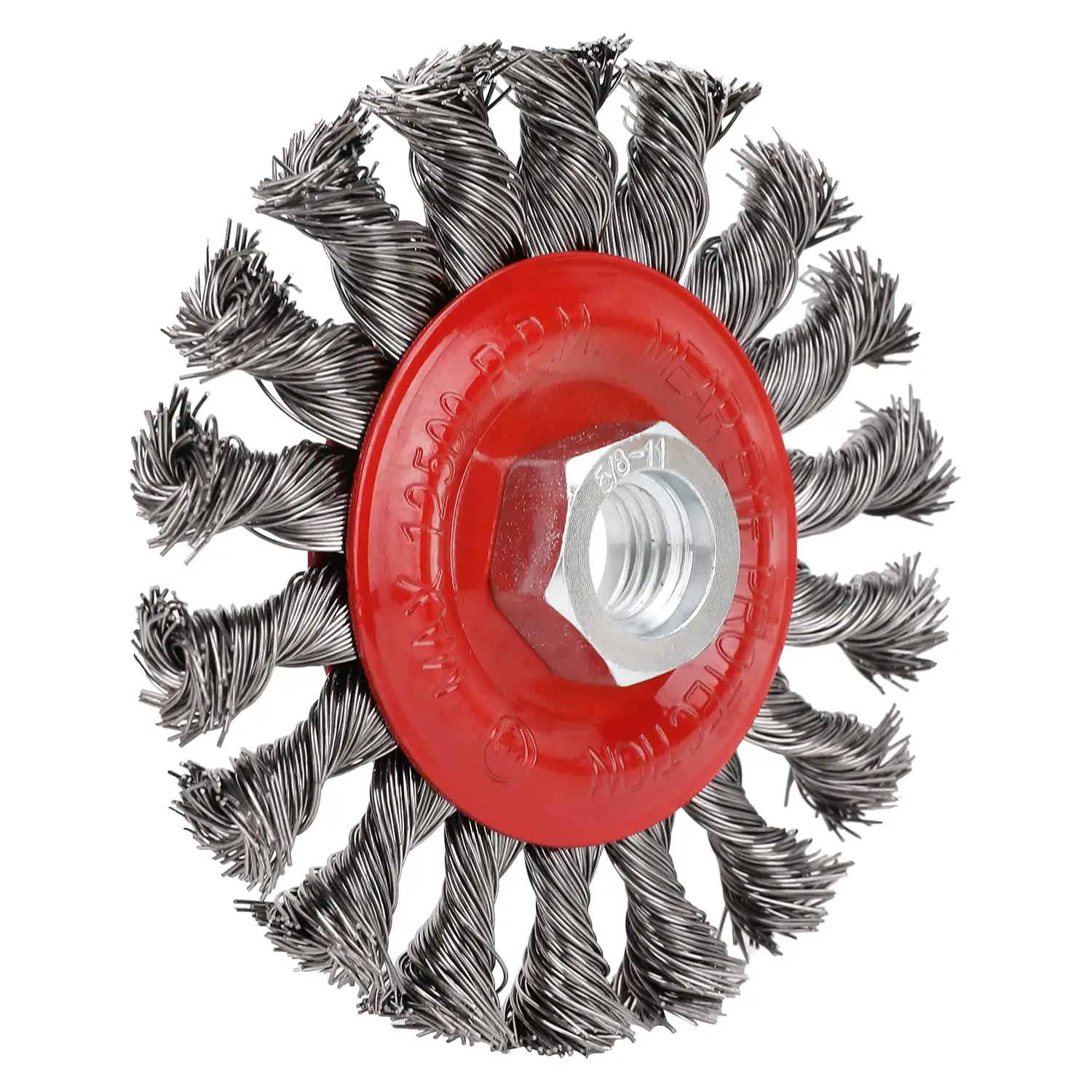 M14 M10 Screw Twist Knot Wire Wheel Cup Brush For Angle Grinder Steel Wire & Alloy Metals Twisted & Crimped Wire Brushes
