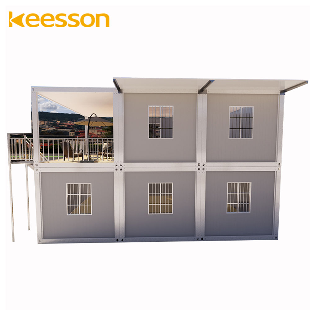 Keesson tiny prefabricated container house 40 ft expandable 40ft
