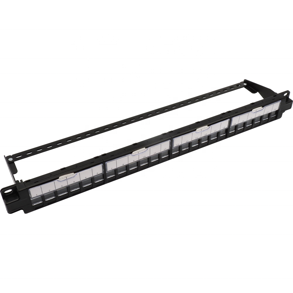 TP-10 типа AMP пустой UTP Cat5e Cat6 1U 19 дюймов 19 "24 портов патч-панель