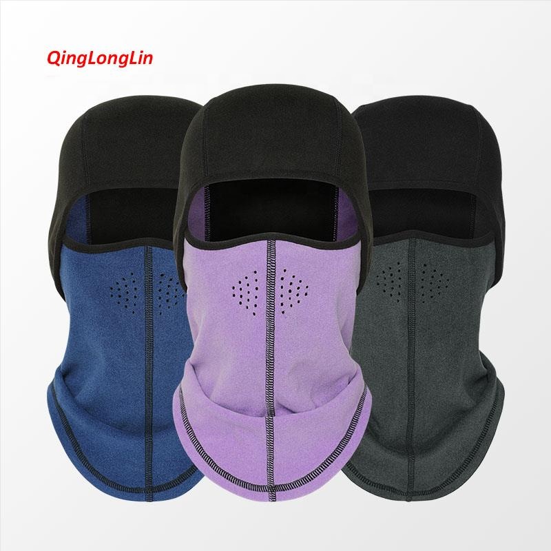 Замшевая утепленная Балаклава QingLongLin для холодной погоды, плюшевая Ветрозащитная Балаклава с кроликом, капюшон для ежедневного путешествия, зимняя Балаклава