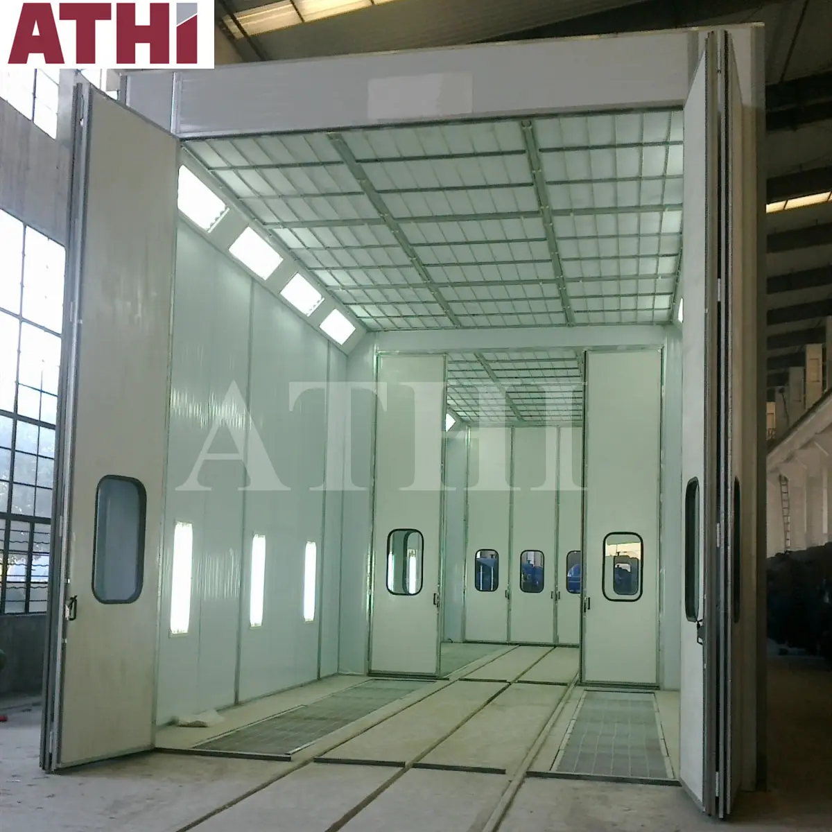 Industrial sand blasting booth painting room spray powder coating booth