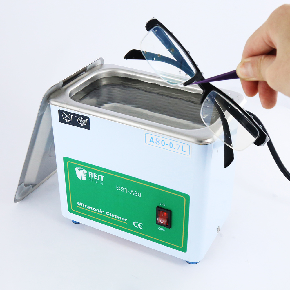 BST-A80 50W 220V/110V 0.7L 40 кГц ювелирные изделия часы процессор печатной платы для очистки маникюрных салонах, ультразвуковой стерилизатор очки Очиститель Машина