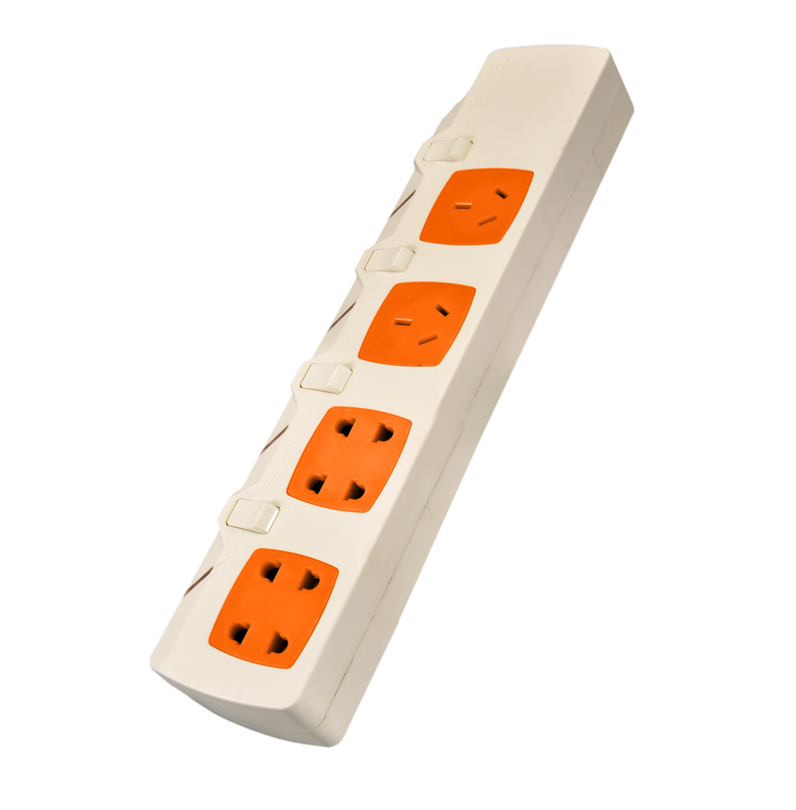 high quality BG style BG plug 4 ways Power strip with individual switches