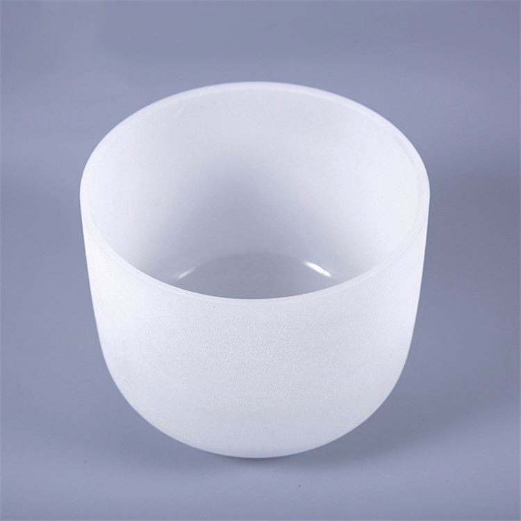 Wholesale-crystal-singing-bowls Cuencos Tibetanos Cuarzo Rose Color Quartz Crystal Singing Bowls Nepal 7 Set