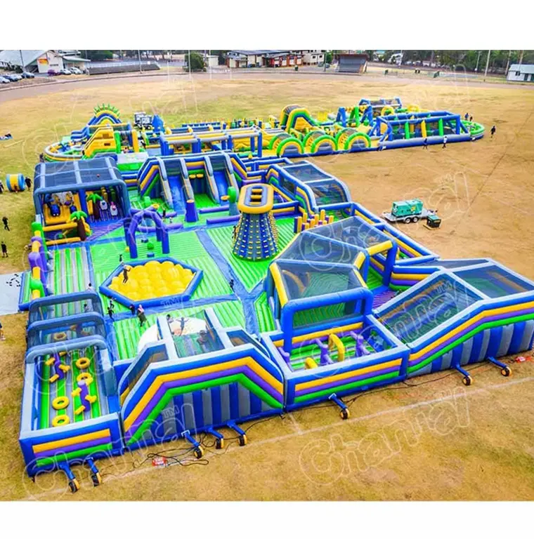 High quality amusement parks outdoor inflatable Giant inflatable indoor park Customized inflatable amusement park