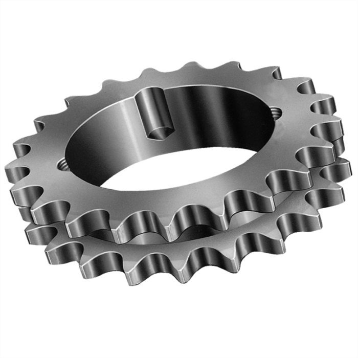 High quality CNC stainless steel large bore wheel double teeth chain sprocket Factory price