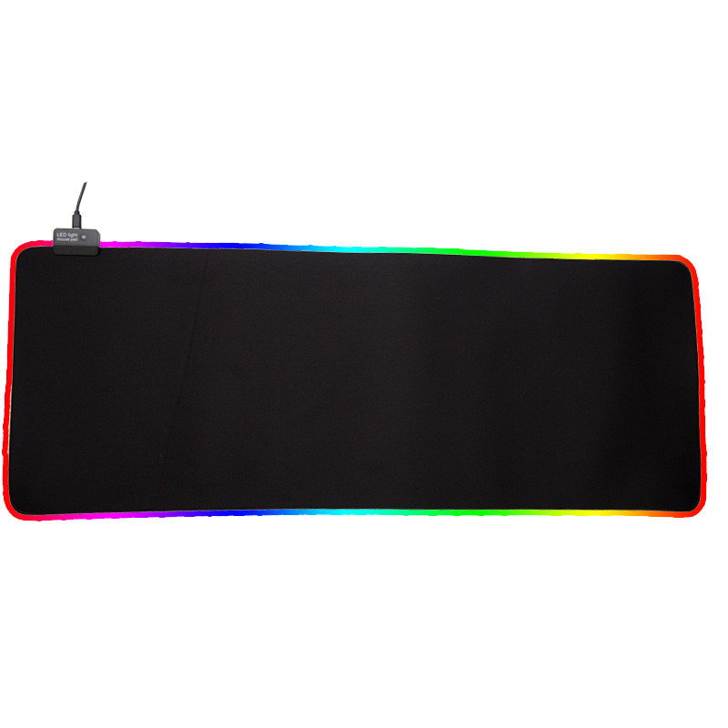 Travelcool Large RGB Mouse Pad Thicken Colorful Lights Gaming Mouse Pad Customizable Computer Desk Pad