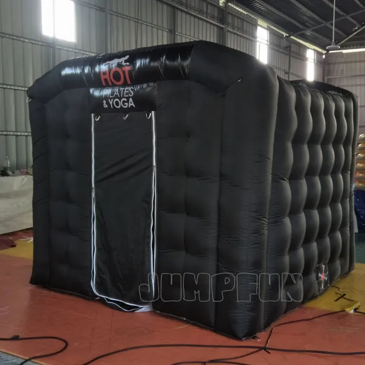 Надувной Yogo Dome на 2-3 человек, распродажа, надувная палатка для йоги, гимнастики, комнаты белого или черного цвета