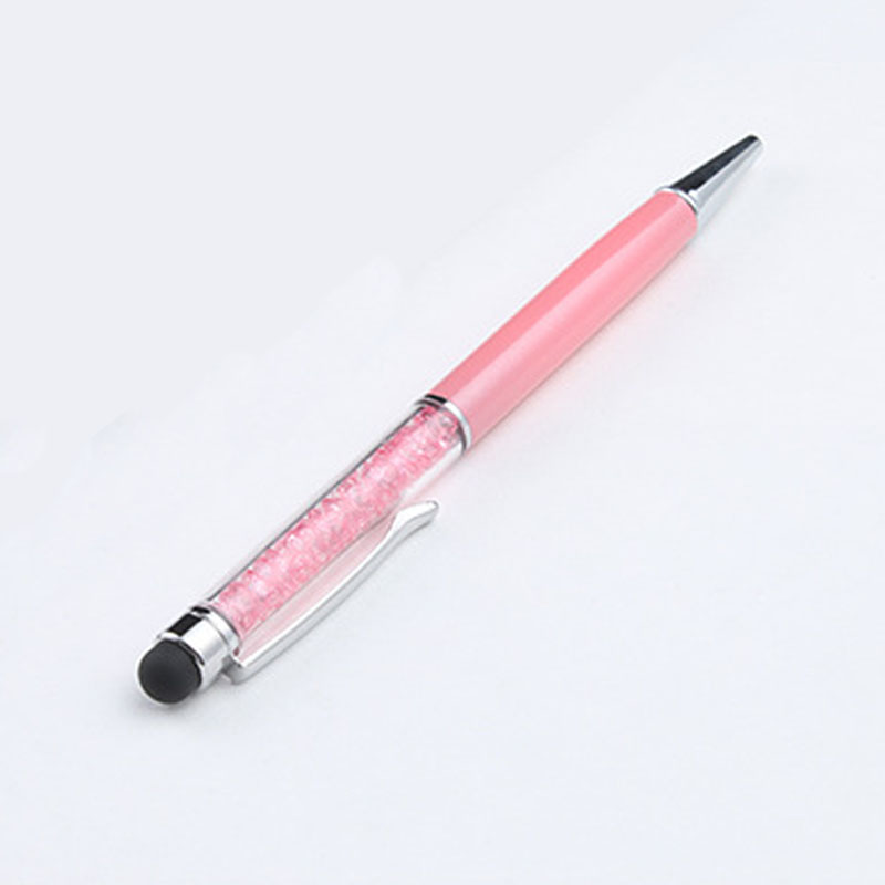 Free Shipping Universal Tablet PC Mobile Phone Shinning Diamond Crystal Stylus Touch Screen Ballpoint Pen