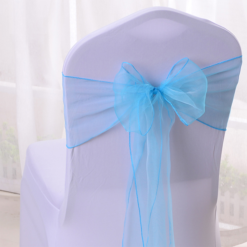 Hot Sale Cheap Organza Sashes Lace Chair Decoration Sashes For Wedding Event