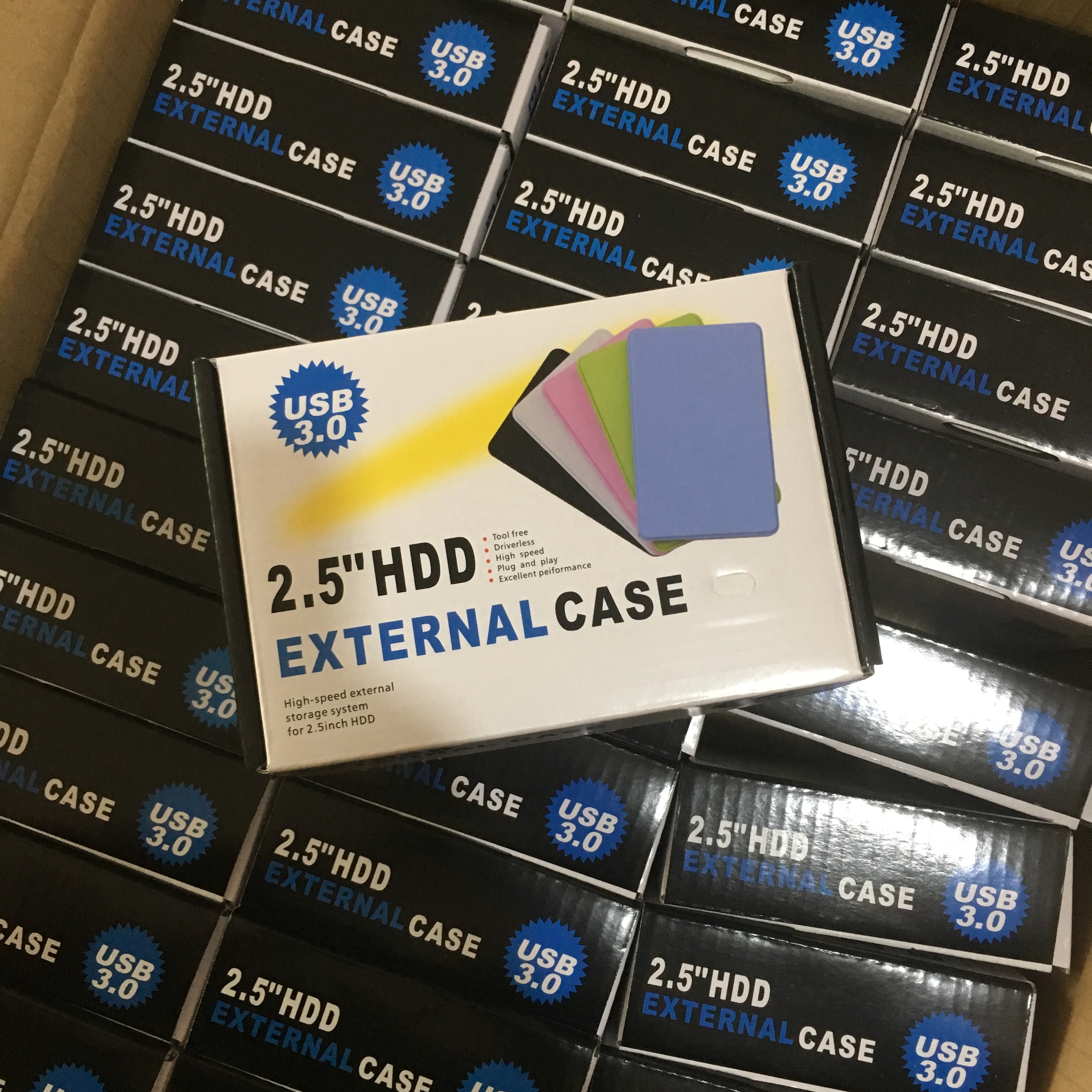 2,5 "HDD внешний корпус пластиковый корпус для жесткого диска SATA USB жесткий диск корпус Поддержка 4 ТБ 2 ТБ USB 3,0 жесткий диск SSD HDD caddy