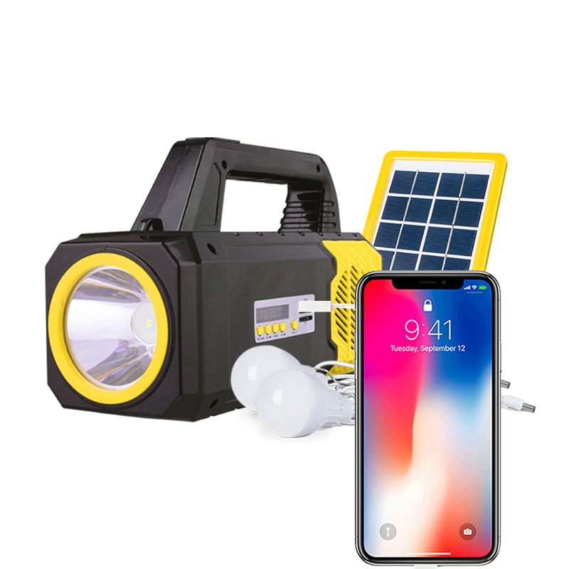 Rechargeable LED Flashlight с Solar Panel, Torch, Emergency Light, Camping Lantern, Circuitry Design
