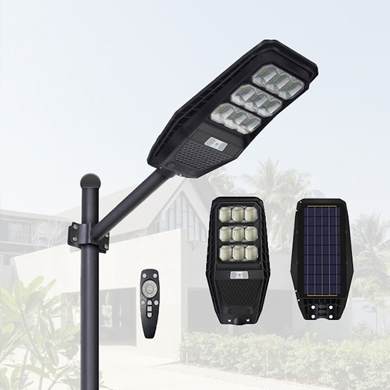 100W 200W 300W Ip65 Outdoor All In One Solar Lamp Solar Street Led Light for Home Garden Village Road Light