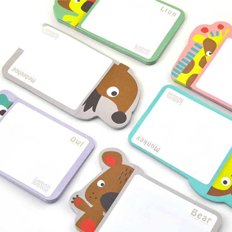IP character customized sticky notes for kids Promotional sticky notepad