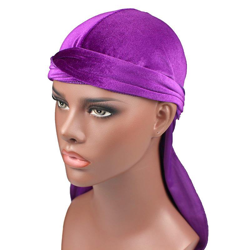 Отличное качество, индивидуальный логотип Durags для мужчин, оптовая продажа, Длинные ремни Du Rag, индивидуальный дизайн durag