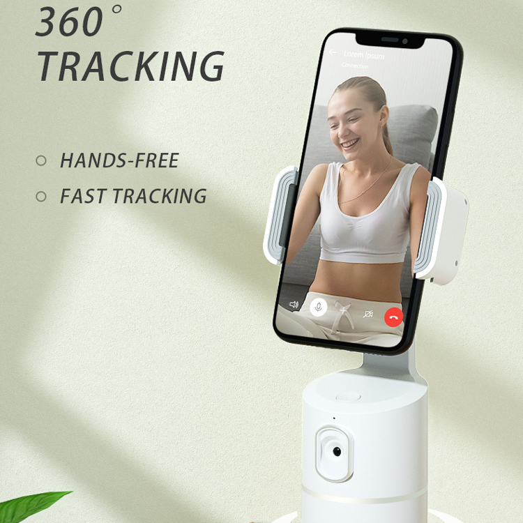 Smart Selfie Stick Following Shooting Gimbal 360 Degree Rotation Adjustable Live Face Automatic Tracking Camera Phone Holder