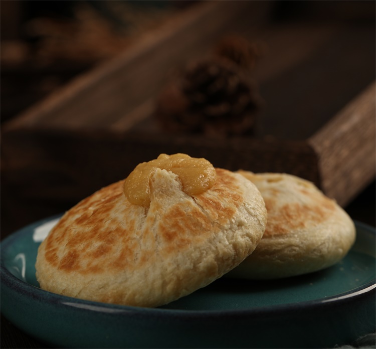 Высокое качество китайская еда блинов с дурианским вкусом filiing Пшеничная Мука еда