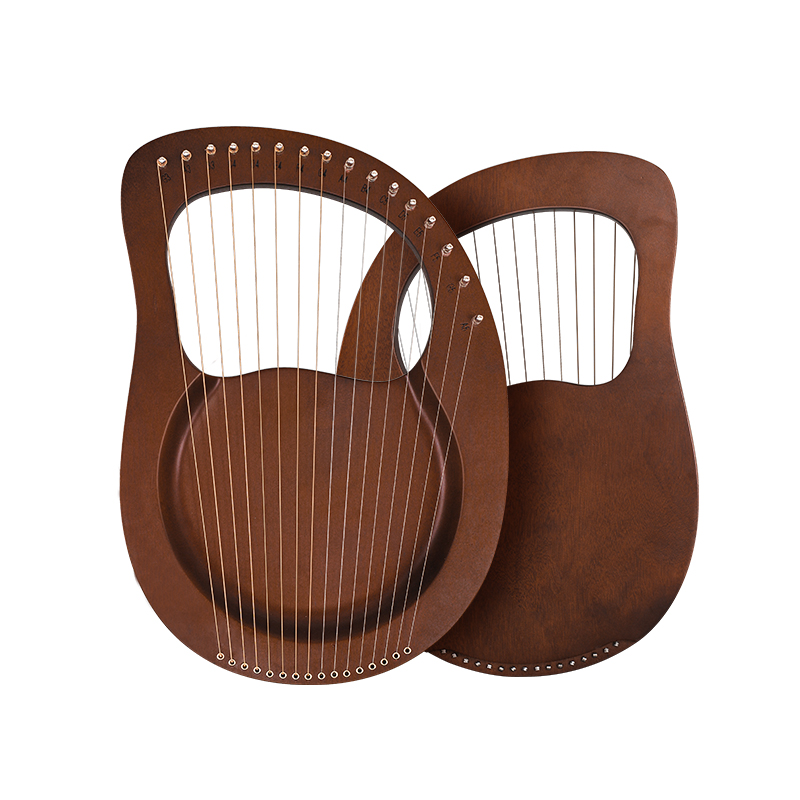 Завод Wood lyre harp, струны с 16 струнами, музыкальные инструменты