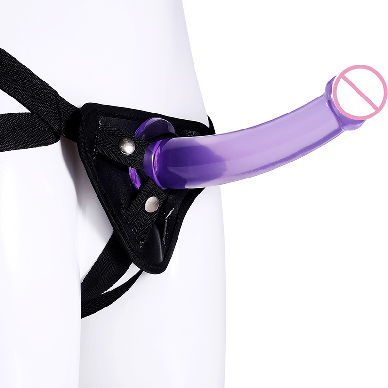 crystal dildo wand rainbow lesbian glass jelly shop strap on dildos with belt
