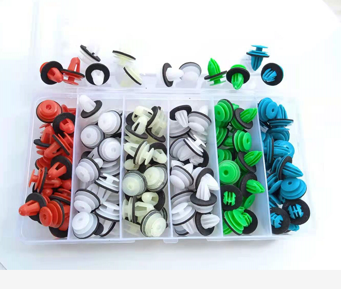 Mixed Auto Fastener Car Bumper Clips Retainer Fastener Screw Rivet 6 types/120 pcs set