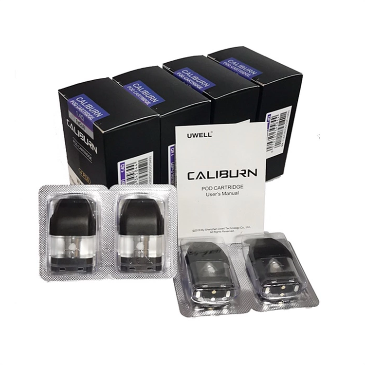 100% оригинальный мобильный телефон 4 шт./кор. Caliburn pod 2 мл 1.4ohm электронные сигареты замена vape pod