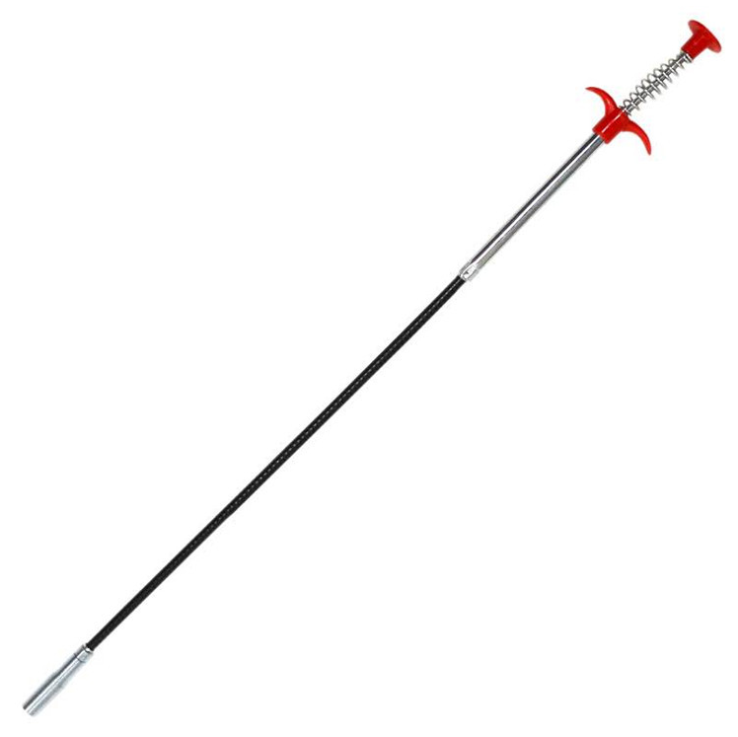 60cm Kitchen Spring Sewer Dredging Tool Bendable Sink Tub Toilet Hair Filter Pipe Clean Hook Dredging Tools