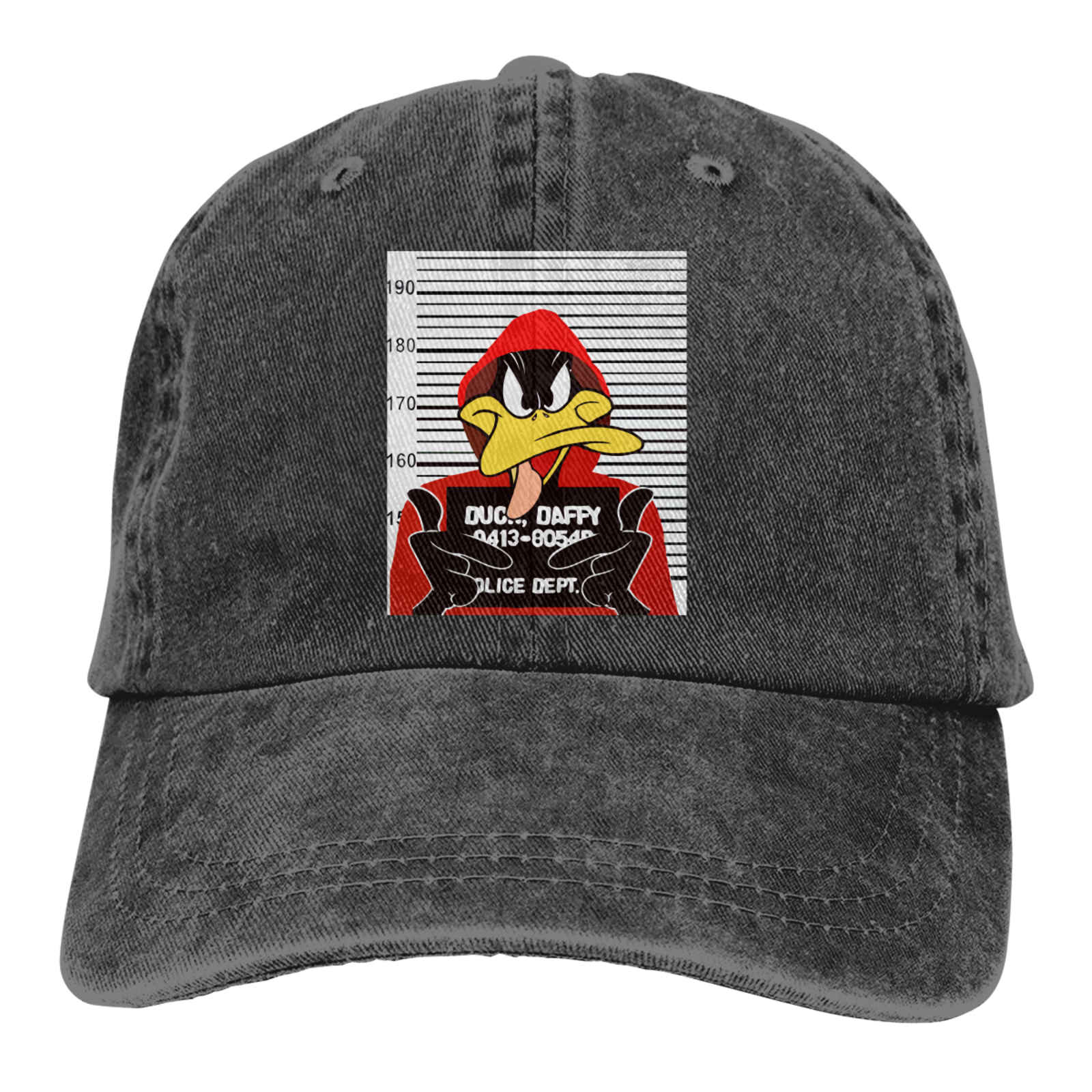 Шапка Looney Tunes Daffy Duck Мужская/Женская Ковбойская, Вельветовая Вязаная хлопковая корона, забор, столб под металлом, из стерлингового серебра, с бусинами