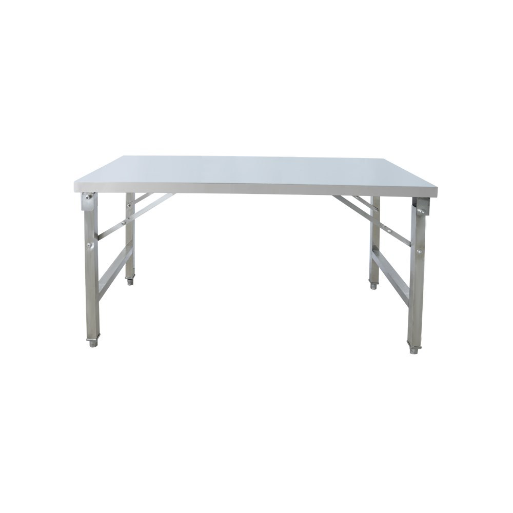 Stainless steel restaurant worktable portable foldable work table