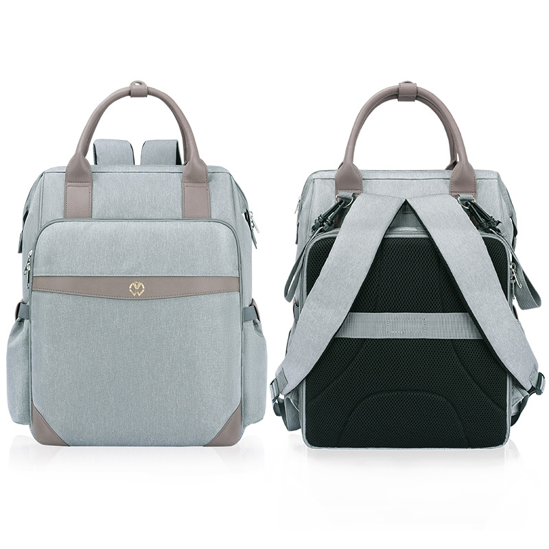2021 Mew Mommy Bag Mother and Baby Outing Storage Bag Multi-Functional Backpack Folding Bed Dry and Wet Separation for Mommy Bag