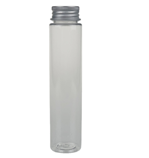 Supply 80ml 33*128mm PET flat bottom transparent test tube