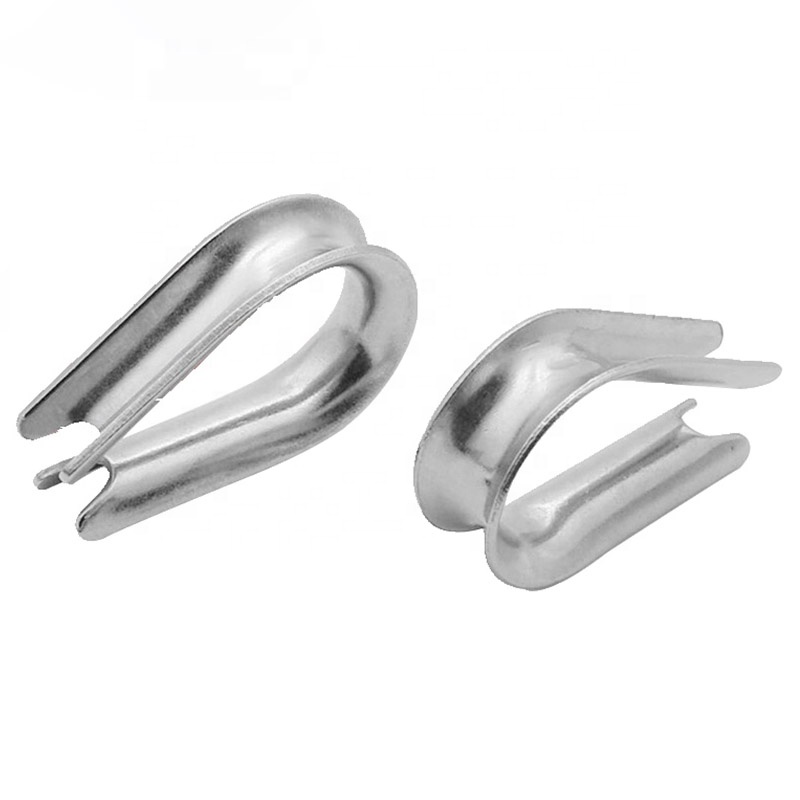 304 Stainless Steel DIN 6899 Cable Wire Ropes Thimbles