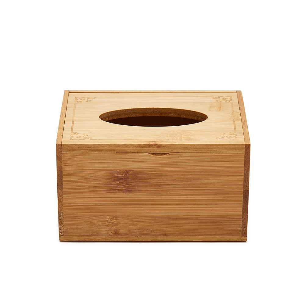 Shoppe Amazon's best-selling custom home bamboo and wood tissue box