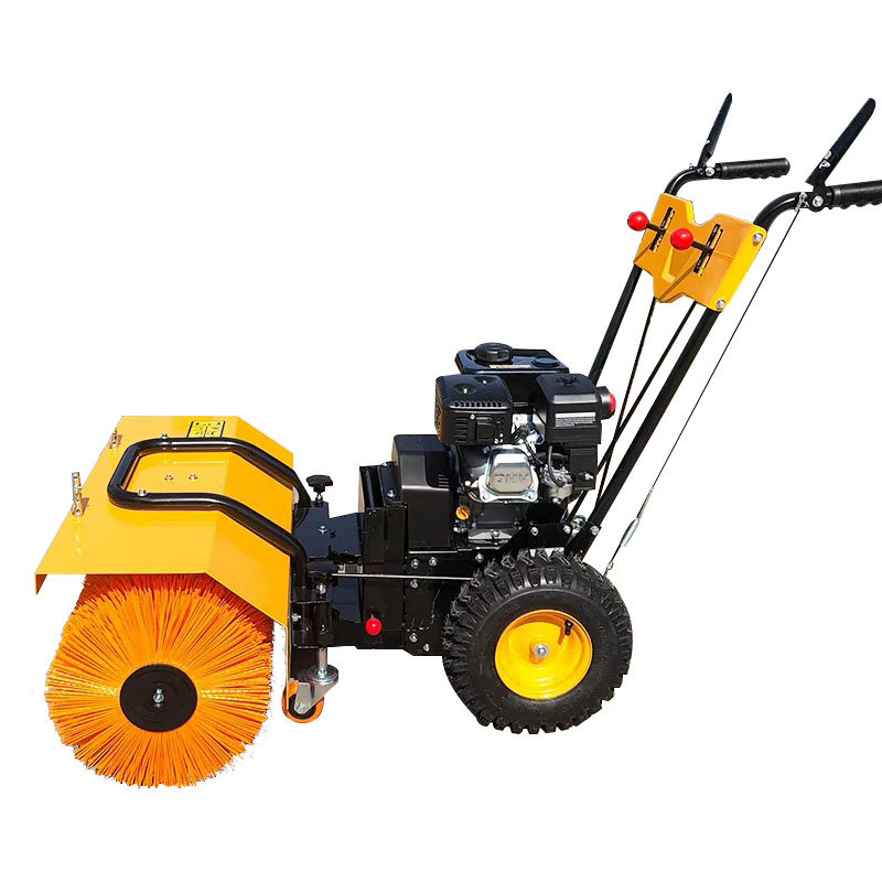 Chinese made multifunctional fully automatic snow sweeper driver assisted diesel small snow sweeper