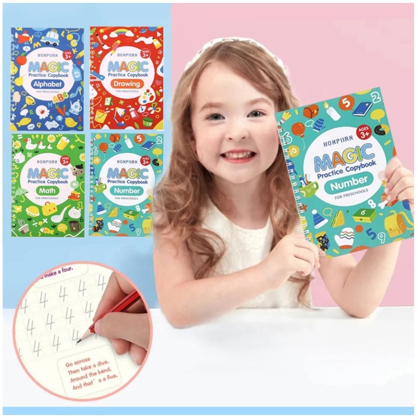 Dropship Magic Practice Copybooks kids Reusable Book Sets