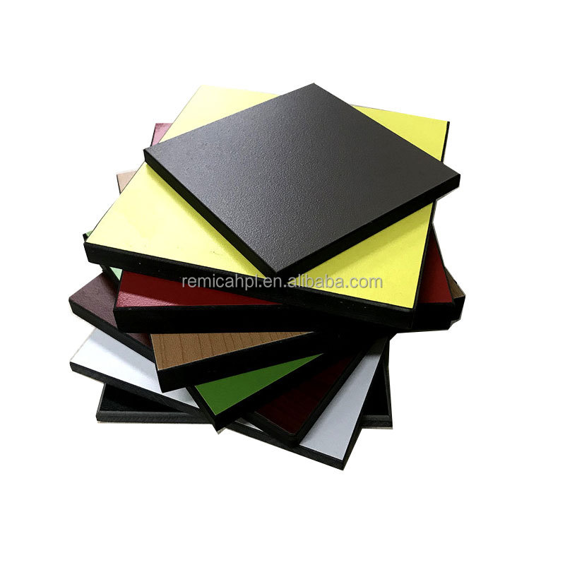 Remica supplier custom thickness Size solid color for Decorative wall panel hpl formica laminate compact hpl board price