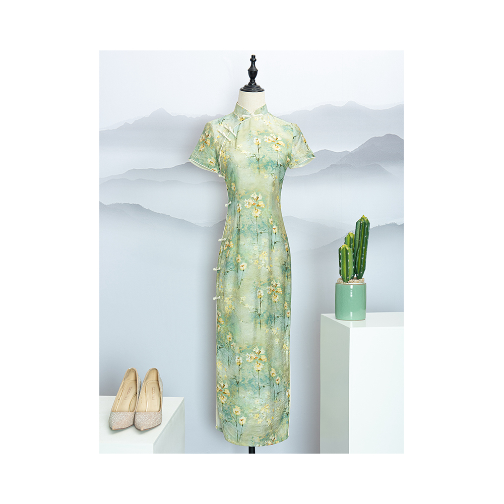 Factory Manufacture Mdl8007 Young Girl Dress Gown Chinese Dress Sexy Cheongsam