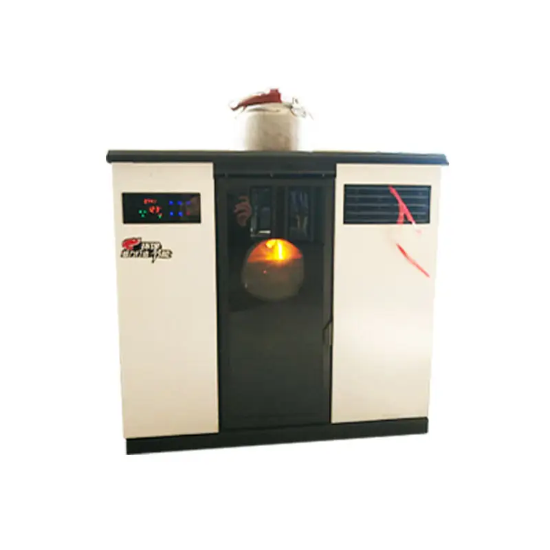 standing Biomass wood pellet stove for room water heating radiators