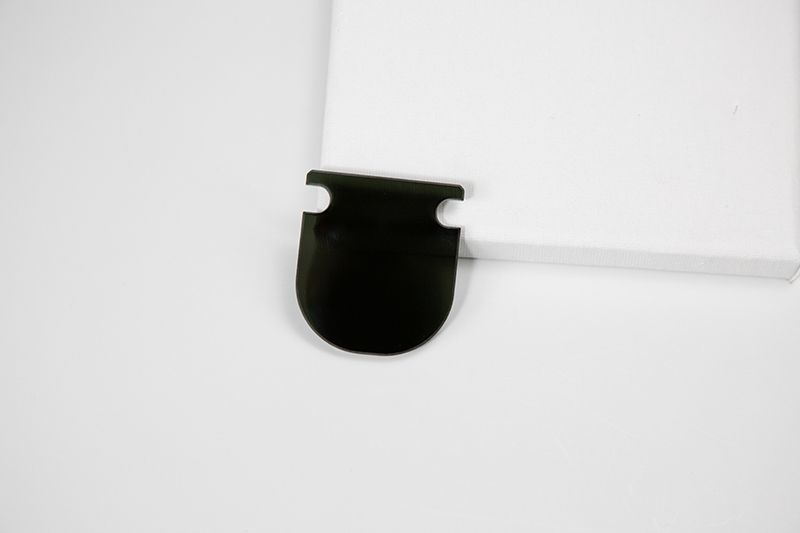 China Manufacture good quality of Shaped black Optical glass