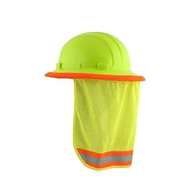 Construction hard hat Reflective Neck Shield helmet Sun Shade
