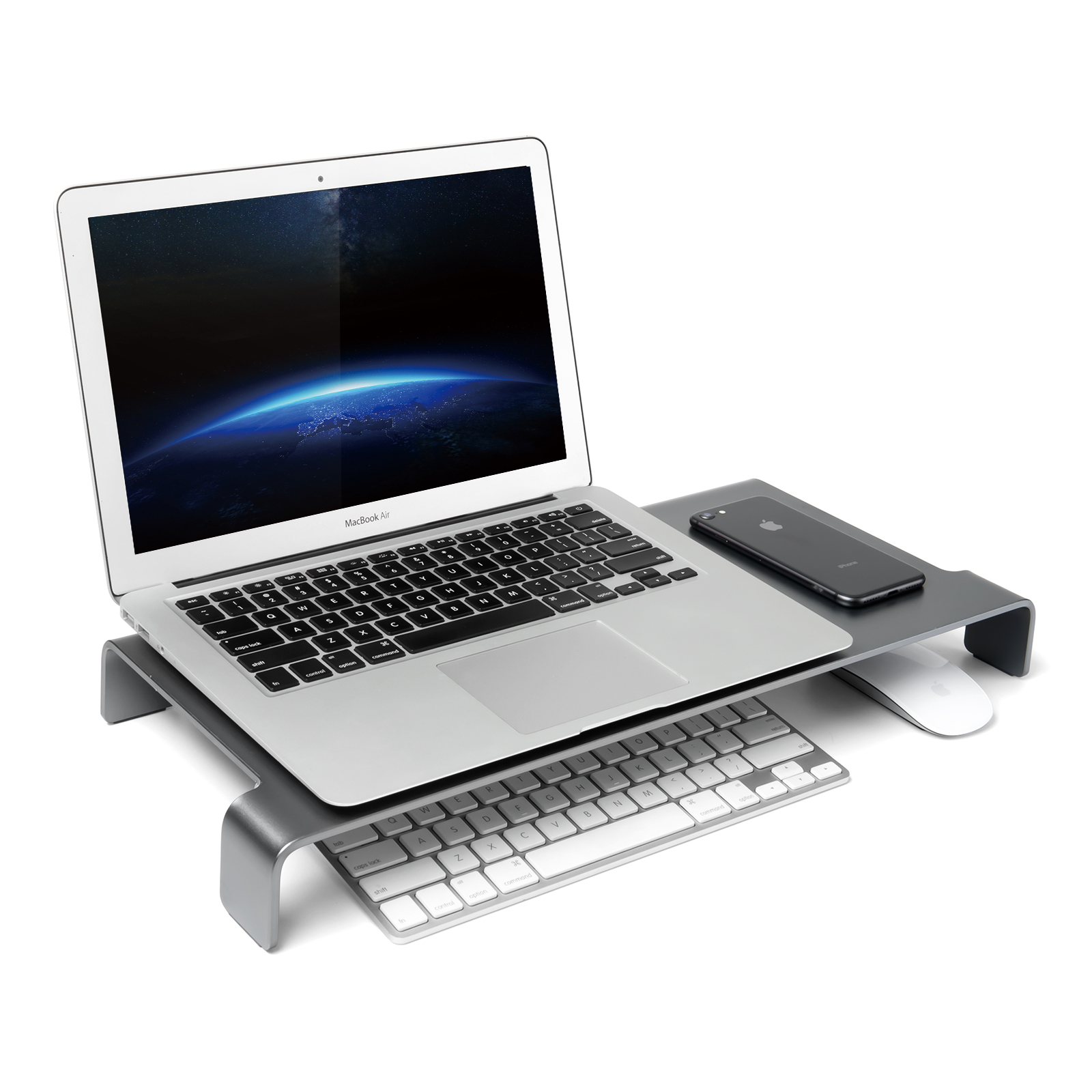 Подставка для монитора с отверстиями для компьютера, ноутбука, стола, iMac, принтера