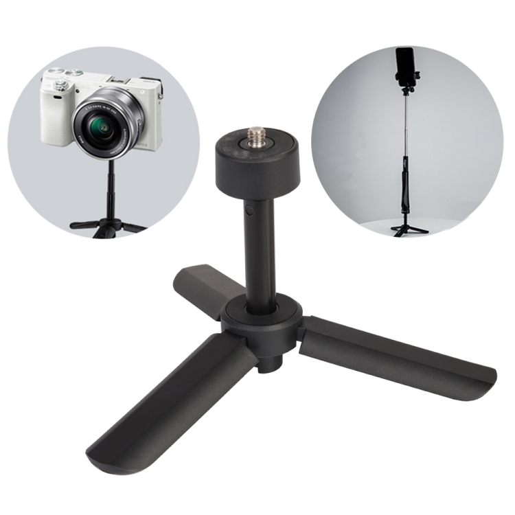 New Fotopro SY-360 Desktop Vlogging Tripod Mount with 360 Degree Rotation Phone Clamp for Small Digital Cameras & Smartphone
