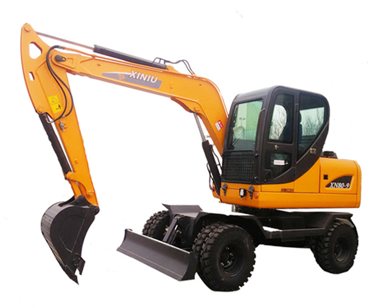 XINIU XN80-9 8ton колесный экскаватор на продажу