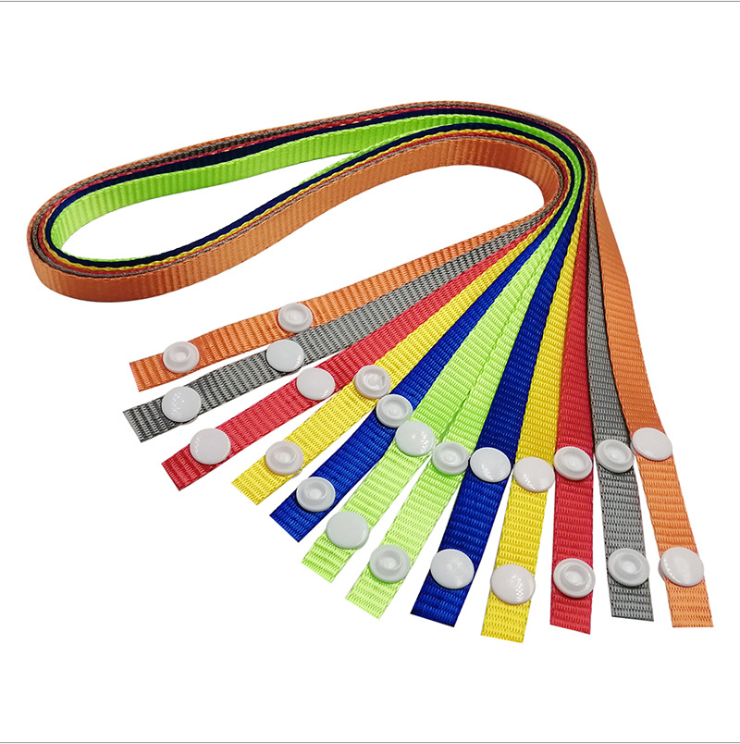 Ins Color Rrainbow Mosaic Solid Kid Ear Saver шейный ремешок Регулируемая бисерная длина двойная кнопка для маскировки лица очки