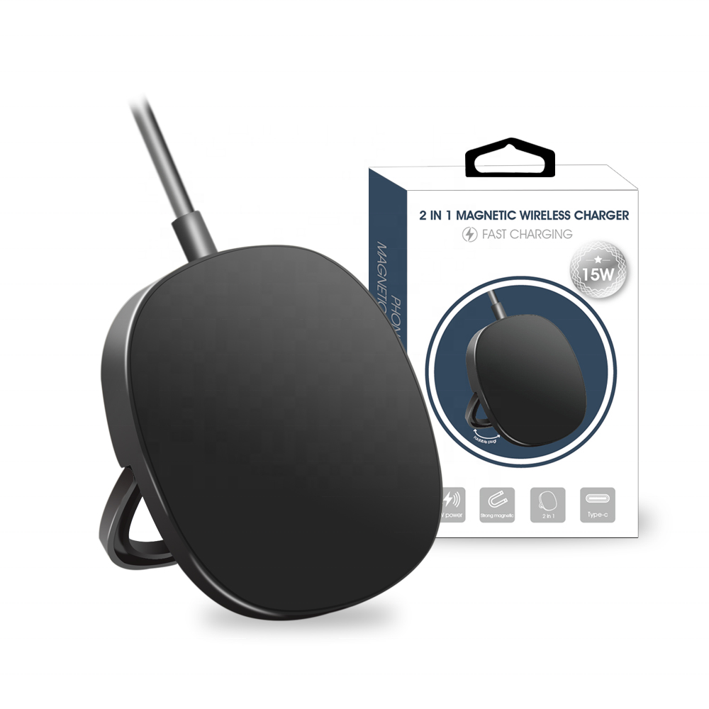 15W Quick Charging Station fast charge wireless charger Magnetic 15w Fast Wireless Charger phone holder qi wireless charger