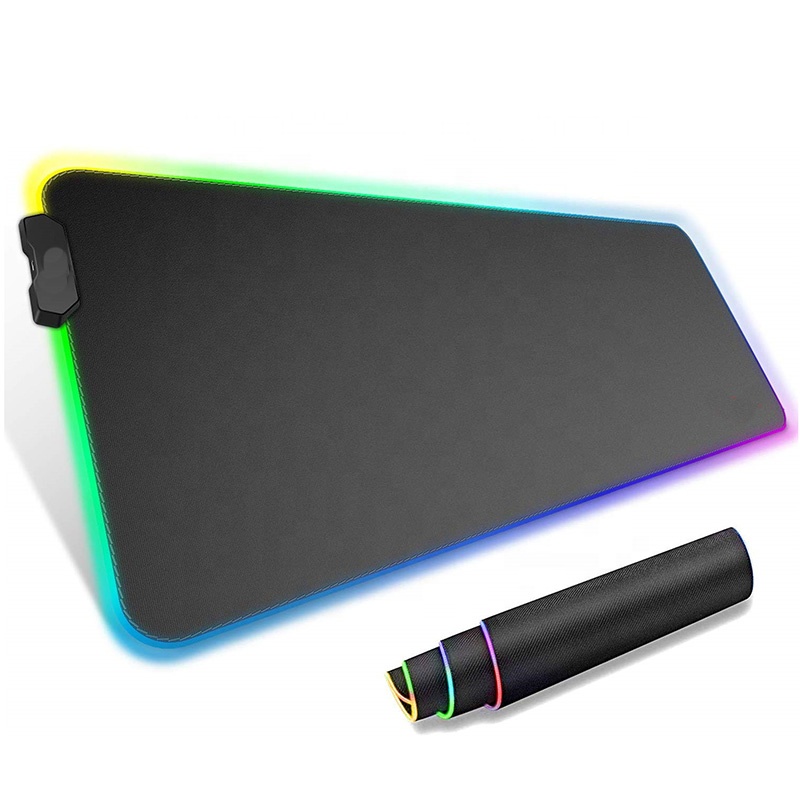 Оптовая продажа, большой игровой коврик для мыши для компьютера с RGB-светодиодами, размер XXL, коврик для мыши и клавиатуры, Настольный коврик для мыши, коврик для CS CrossFire