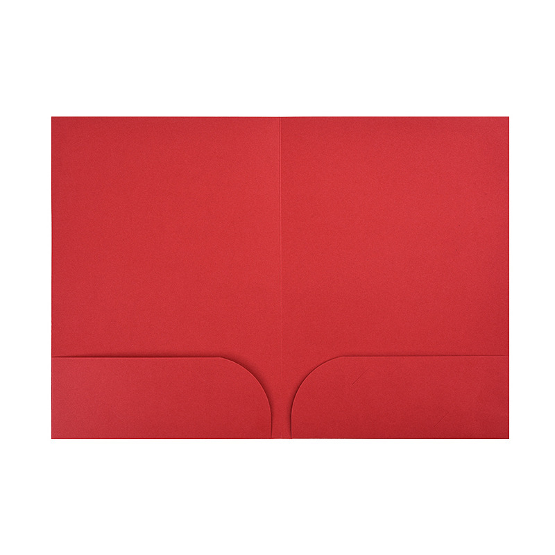 Wholesale Customize Design Print LOGO A4 Colorful Cardboard Paper Document File Folders For Business Office