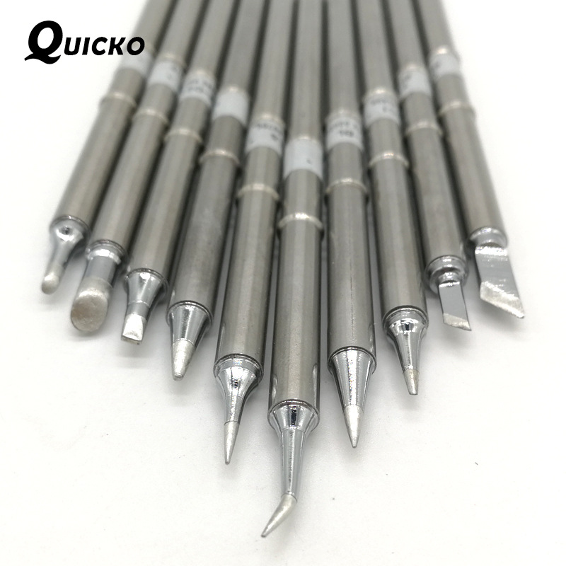 Quicko оригинальный 10 шт./компл. T12-10 B2 D24 C4 ILS JL02 КУ К BC2 BL BC1 железными наконечниками серии паяльная станция T12-942