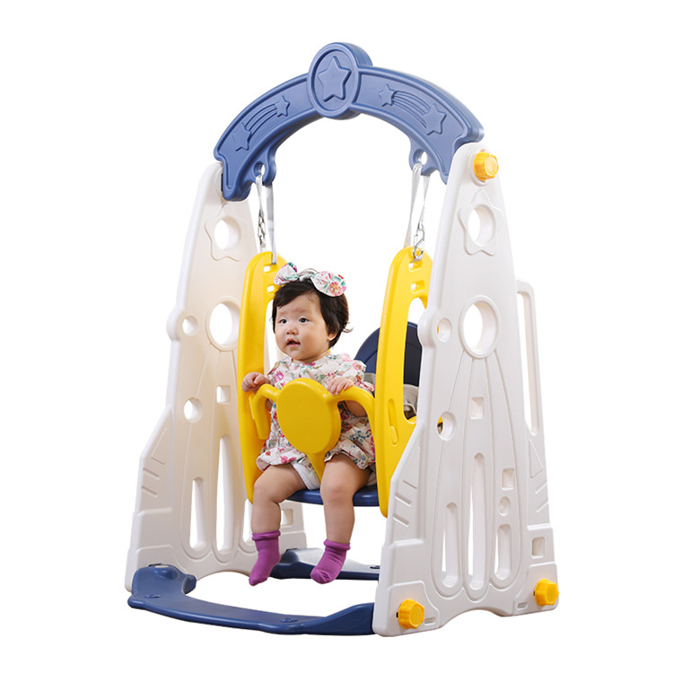 2021 popular Kids indoor kindergarten high quality safe reinforcement home plastic baby swing