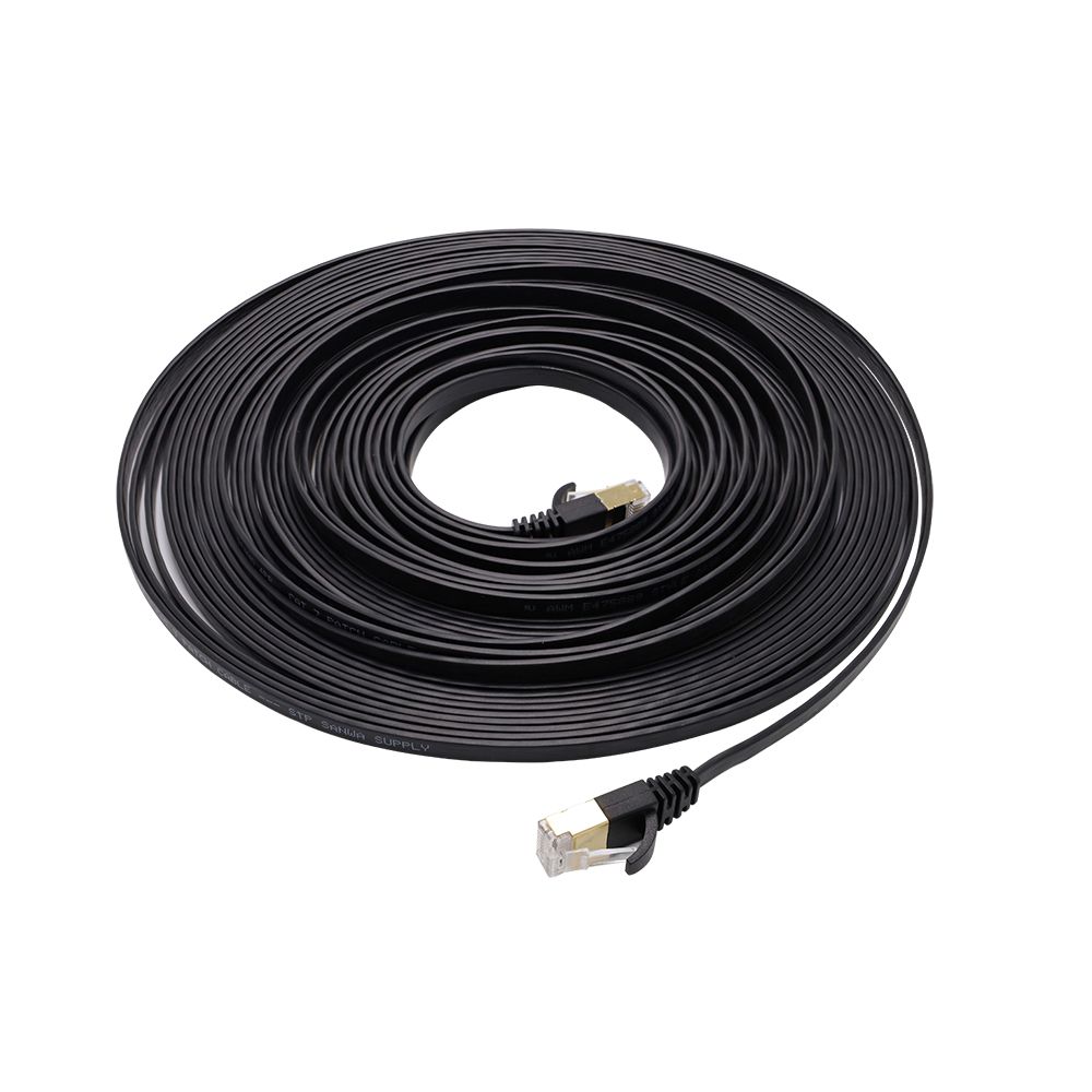 Rj45 Cat7 сеть Ethernet 25 м 32AWG кабель плоский Ethernet-Кабель