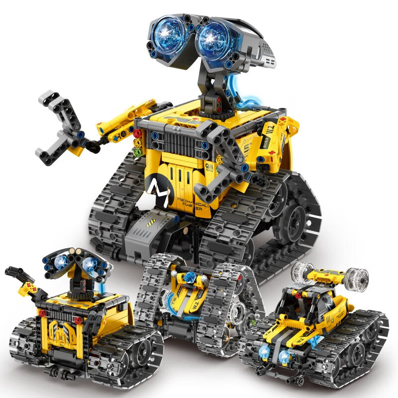 Wanzhi 8053 APP Programming Remote Control Bricks Robot for Kids Building Blocks Toys Sets Programming toys STEM Toy 3/4 in 1